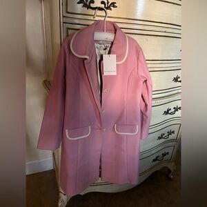 NWT•GIRLS•Britannical London•Pink Coat